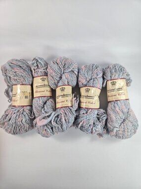 Scheepjes Flamme Colori 100% Wool Super Bulky Pink Gray Yarn Lot Holland